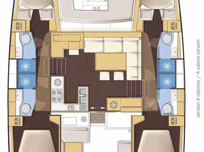 Noleggiare una Lagoon Lagoon 46 a Capo d'Orlando