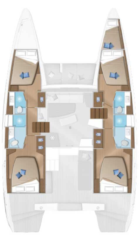 Noleggio Catamarano a Trogir – Lagoon Lagoon 42