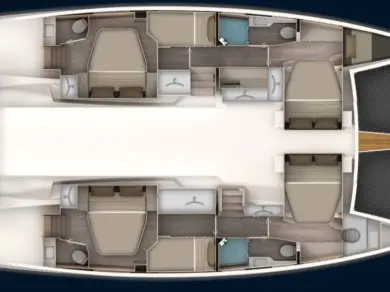 Noleggio barche Aventura Aventura 45 a Sant Antoni de Portmany su Samboat