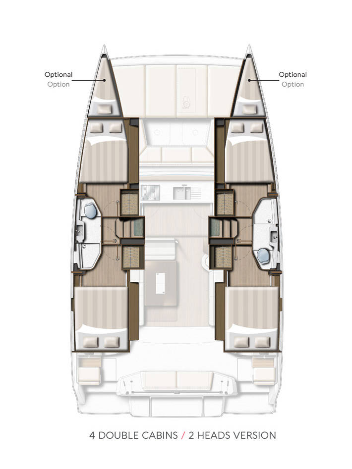 Noleggio Catamarano con o senza skipper Bali a Seget Donji