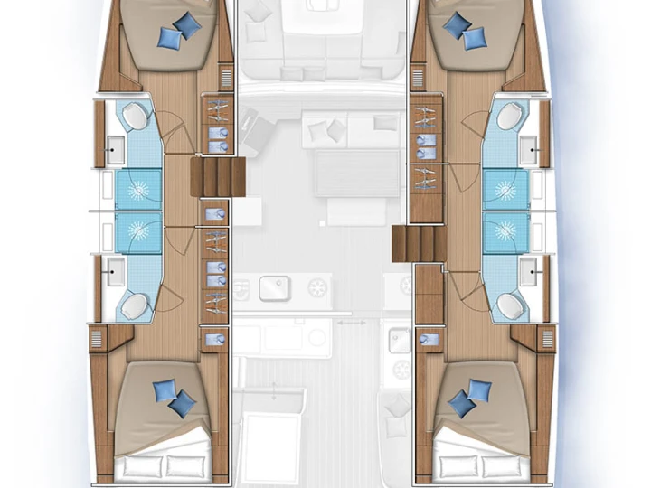 Noleggio Catamarano con o senza skipper Lagoon a Eden Island