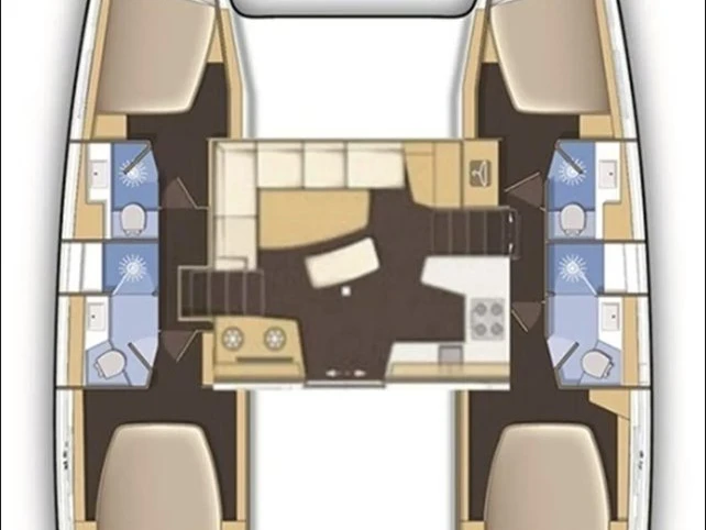 Noleggio barche Castelli economico Lagoon 46