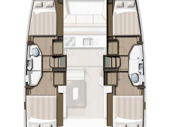 Noleggio Catamarano a Scardona – Bali Bali Catsmart