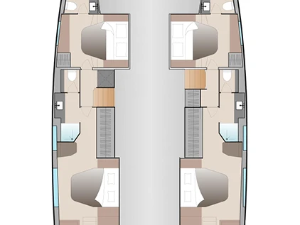 Noleggio Catamarano a Seget Donji – Fountaine Pajot Aura 51