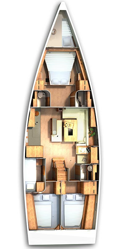 Noleggio barche Zaravecchia (Biograd) economico Hanse 505