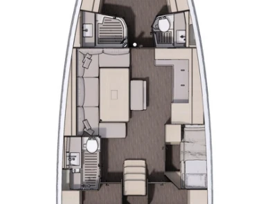 Noleggio Barca a vela Dufour con patente nautica