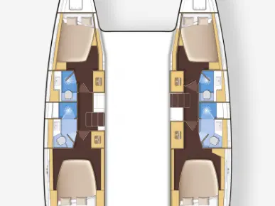 Noleggio barche Göcek economico Lagoon 42