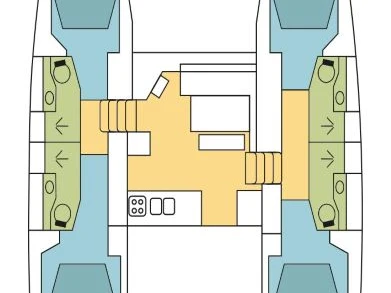 Noleggio Catamarano a Praslin Island – Lagoon Lagoon 46