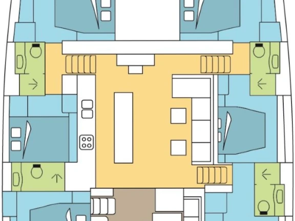 Noleggio barche Raiatea Island economico Lagoon 620