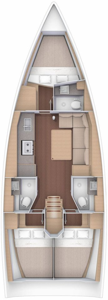 Dufour Dufour 390 GL da affittare a  Rodi (Citta)