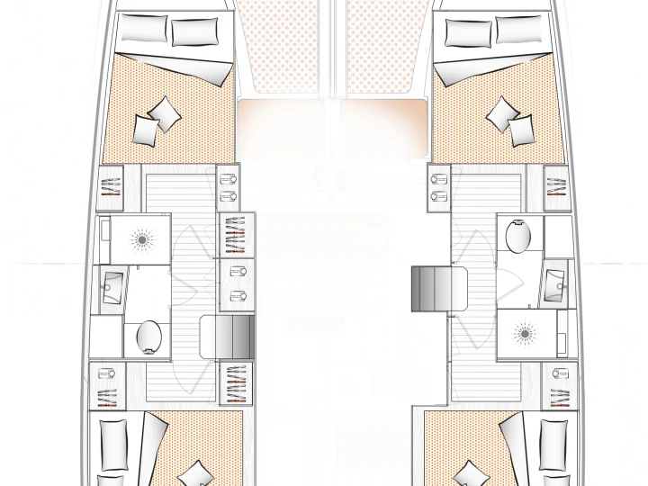 Noleggio Catamarano Excess con patente nautica