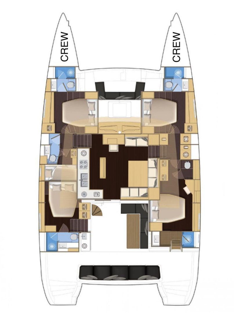 Noleggio Catamarano a Portisco – Lagoon Lagoon 560