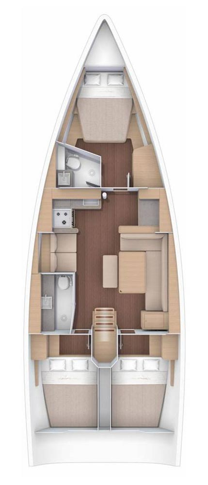 Noleggio barche Dufour Dufour 430 a Jezera su Samboat