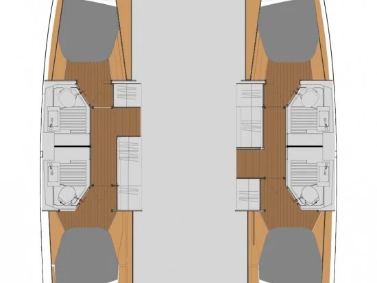 Noleggio Catamarano con o senza skipper Fountaine Pajot a Trogir