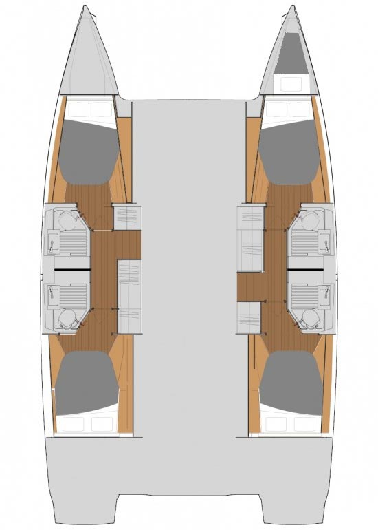 Noleggio Catamarano con o senza skipper Fountaine Pajot a Trogir