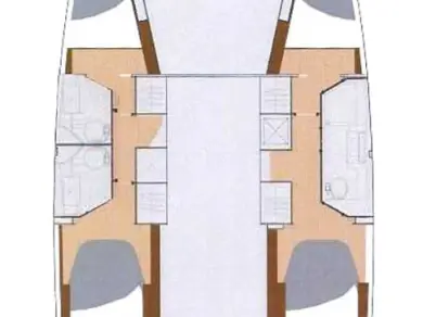 Noleggio Catamarano Fountaine Pajot con patente nautica