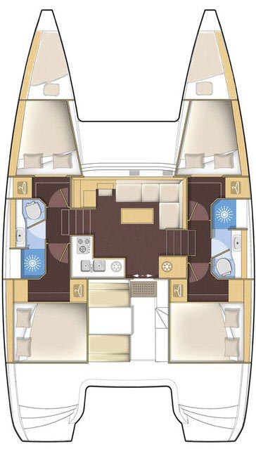 Noleggio barche Lagoon Lagoon 39 a Sebenico su Samboat