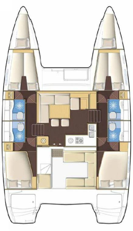 Noleggio Catamarano con o senza skipper Lagoon a Sebenico