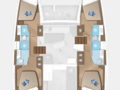 Noleggio Catamarano Lagoon con patente nautica