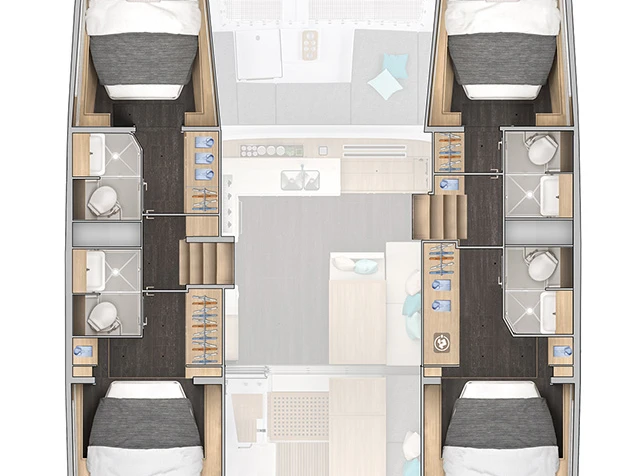 Noleggio Catamarano Lagoon con patente nautica