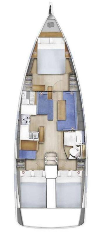 Jeanneau Sun Odyssey 410 da affittare a  Murter-Kornati