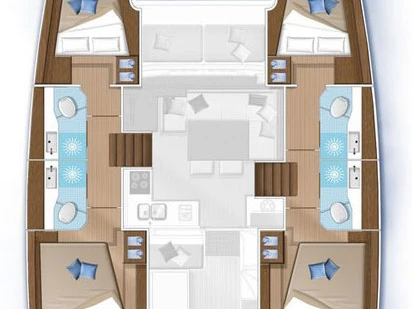 Noleggio barche Palma de Maiorca economico Lagoon 40