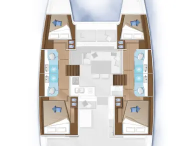 Noleggio Catamarano a Trogir – Lagoon Lagoon 40
