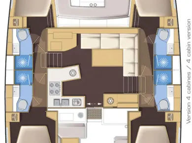 Noleggio Catamarano Lagoon con patente nautica