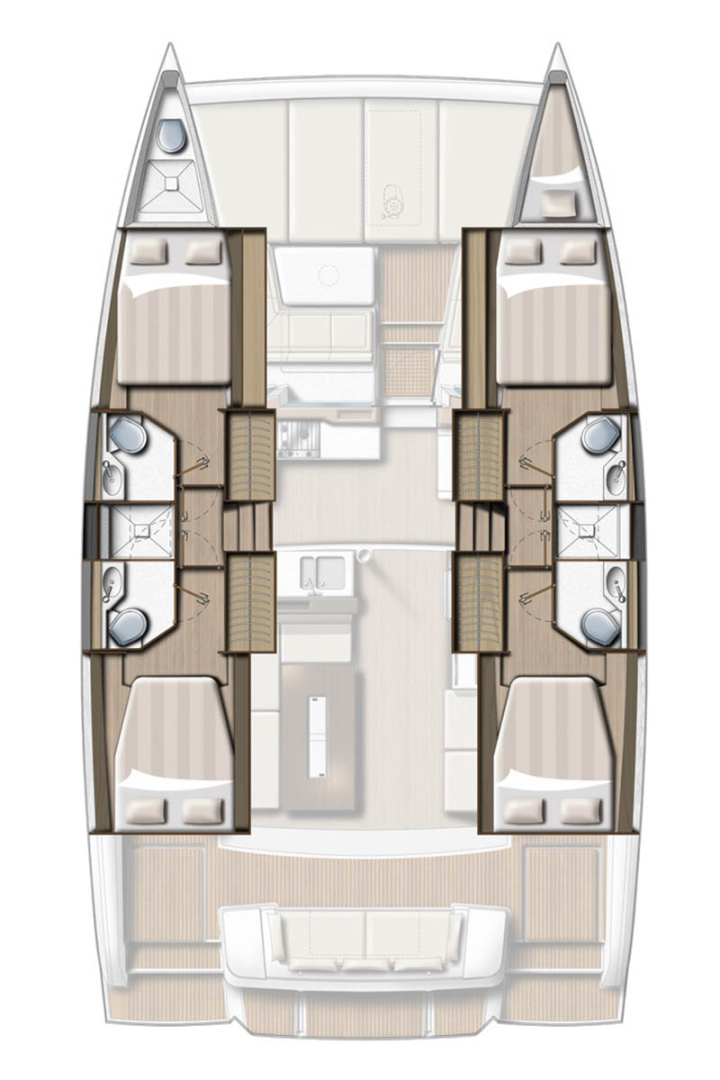 Noleggio Catamarano con o senza skipper Bali a Road Town