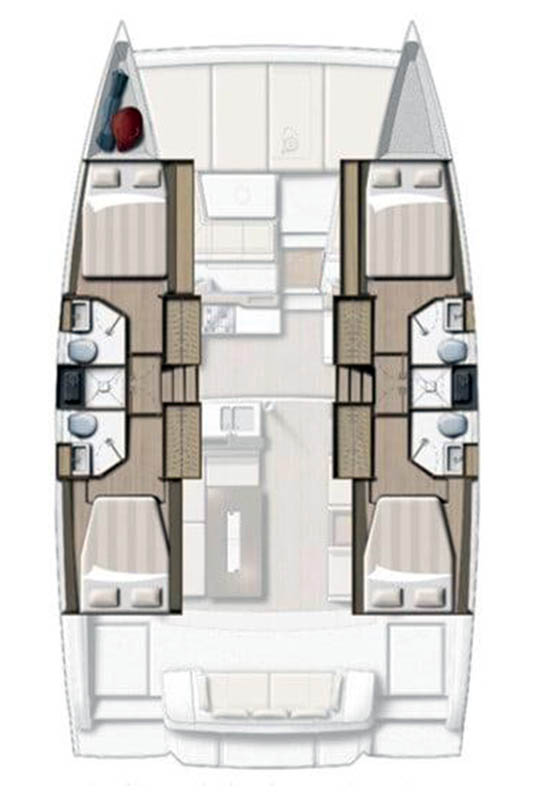 Noleggio Catamarano a Marsh Harbour – Bali Bali 4.2