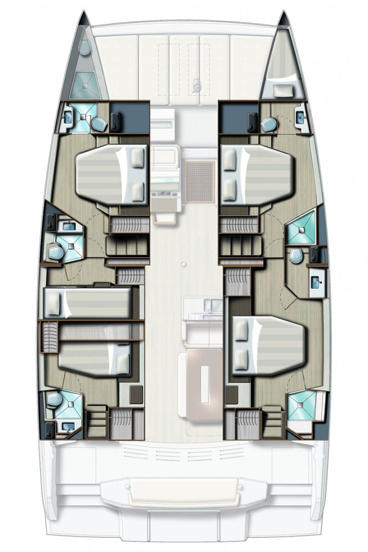 Noleggio Catamarano Bali con patente nautica