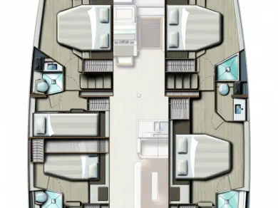 Noleggio Catamarano Bali con patente nautica