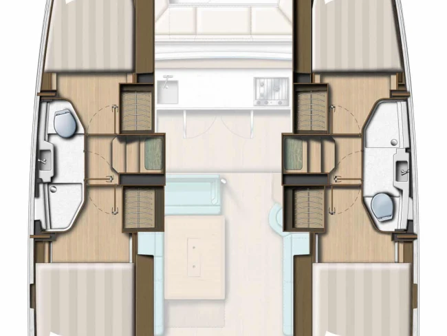 Noleggio Catamarano Bali con patente nautica