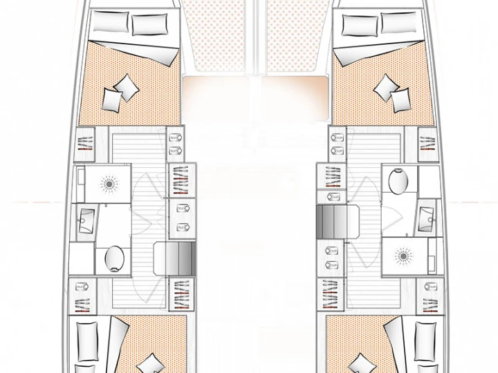 Noleggio Catamarano Excess con patente nautica