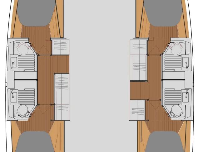 Noleggio Catamarano Fountaine Pajot con patente nautica