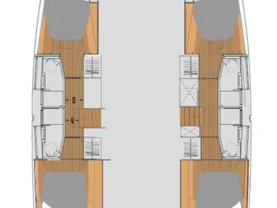 Noleggio Catamarano Fountaine Pajot con patente nautica