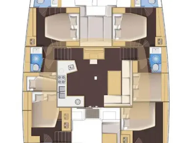 Noleggio barche Palma de Maiorca economico Lagoon 52 F