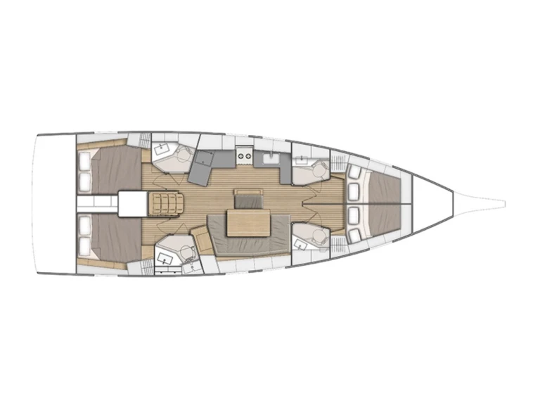 Noleggio Barca a vela con o senza skipper Bénéteau a Marmaris (district)