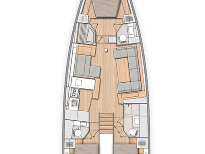Noleggio barche Road Town economico Oceanis 54