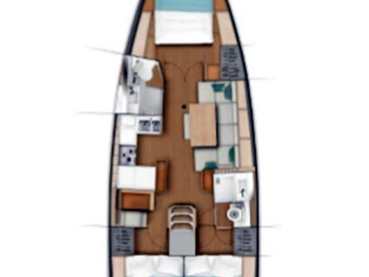Jeanneau Sun Odyssey 440 da affittare a  Komolac