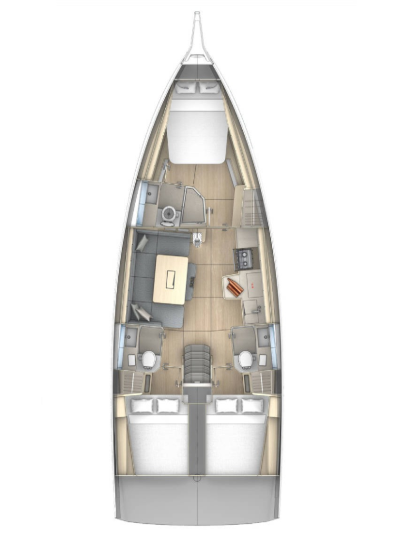 Noleggio barche Dufour Dufour 41 a Kos su Samboat
