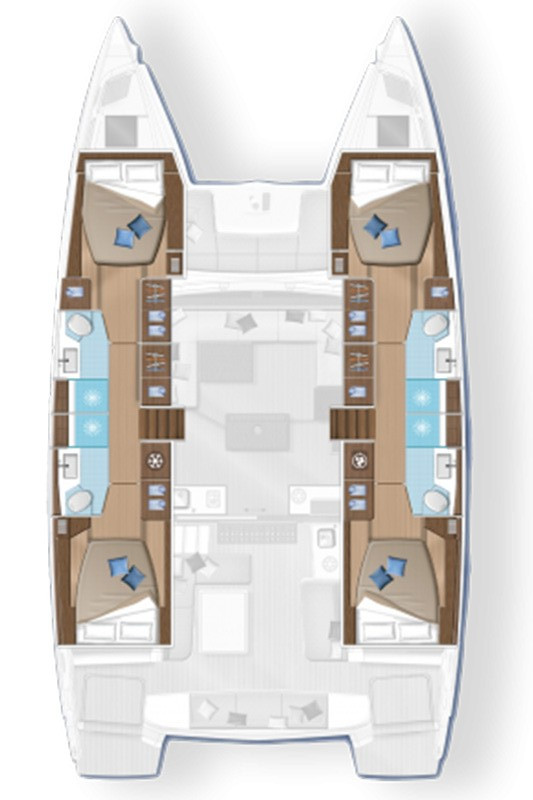 Noleggio Catamarano con o senza skipper Lagoon a Seget Donji
