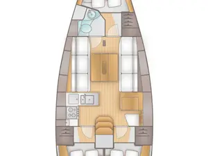 Noleggio Barca a vela con o senza skipper Salona a Castelli