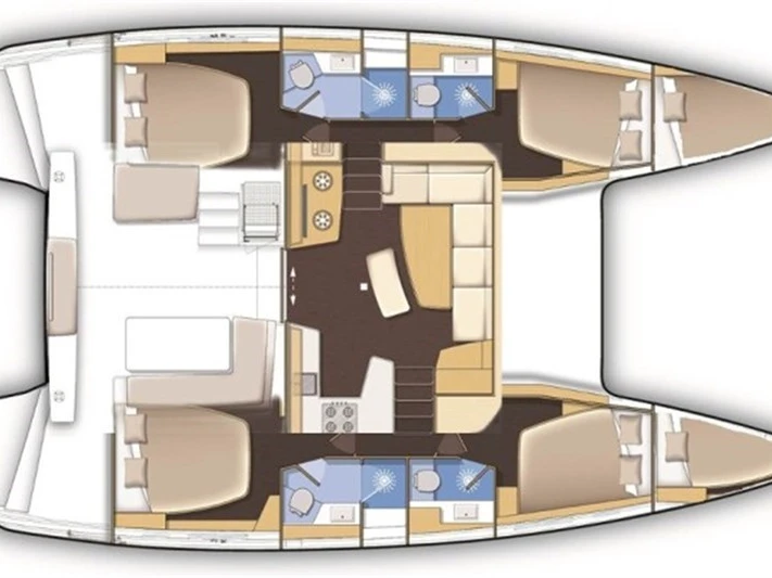 Noleggio barche Lagoon Lagoon 42 a Pirovac su Samboat