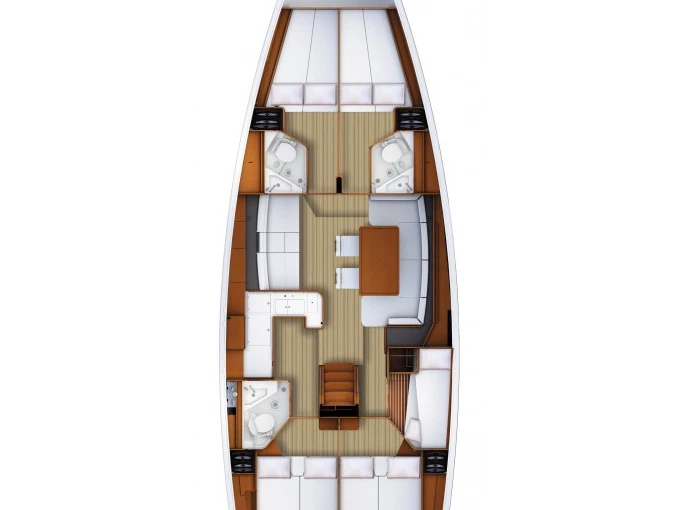 Jeanneau Jeanneau 53 da affittare a  Lávrio