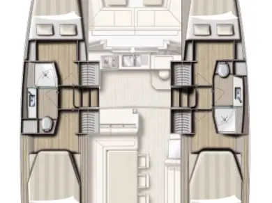 Noleggio Catamarano a Lefkáda – Bali Bali 4.2