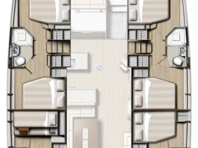 Noleggio Catamarano a Álimos – Bali Bali 5.4