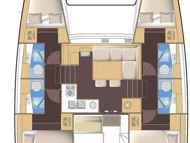 Noleggio barche Kos economico Lagoon 39
