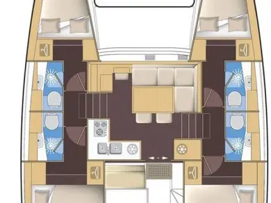 Noleggio barche Kos economico Lagoon 39