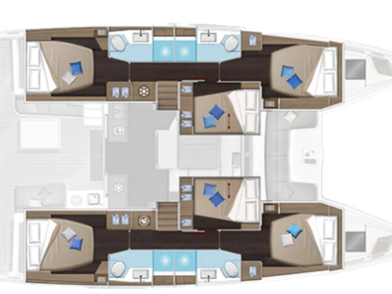 Noleggio Catamarano Lagoon con patente nautica